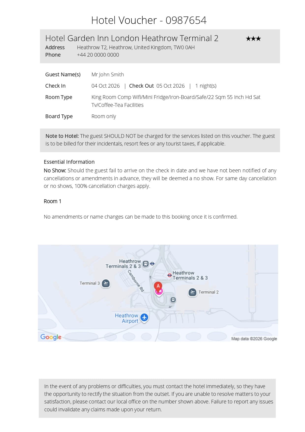 Hotel Reservation Sample